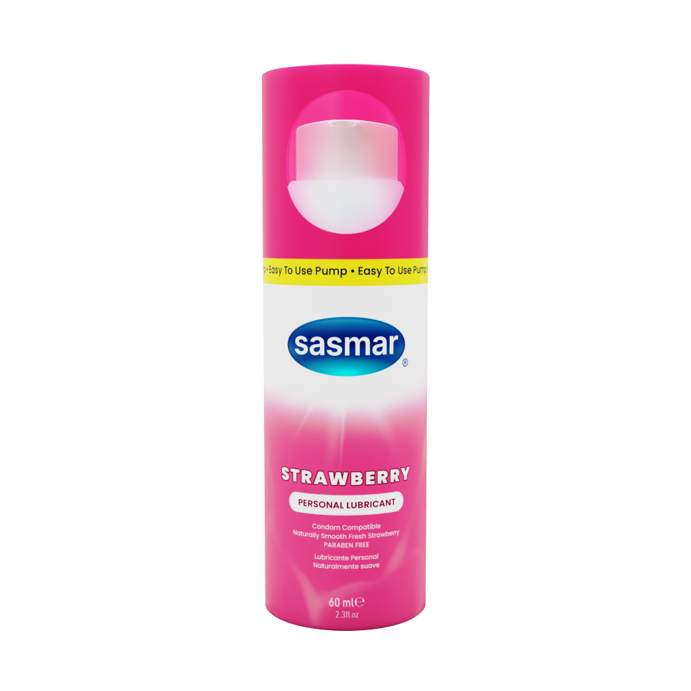 Strawberry Flavored Lubricant 60ml/2.3oz Pump (6 Units)